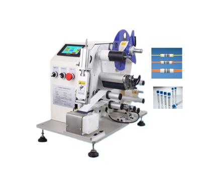 China High Speed ​​Semi Automatic Food Wire Labeling Machine Cable Tube Label Bending Machine for sale