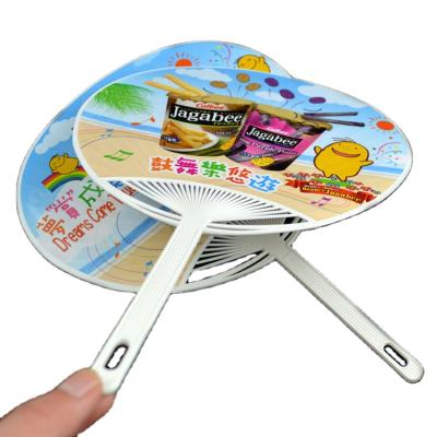 China China Advertising Hand Fan Custom Printed Plastic Hand Fan With Factory Price for sale