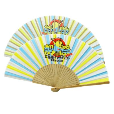 China China customized fashion fan hand fan bamboo promotion gift for brand promotion for sale