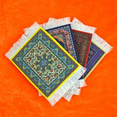 China Stocked Mini Persian /Oriental Carpet Coasters 4 Packs By World Market for sale