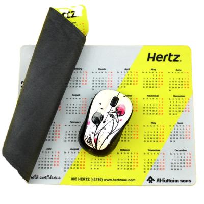 China Wholesale Custom Printed Mousepad 2021 Office Household Use Calendar Printed Mouse Pad for sale