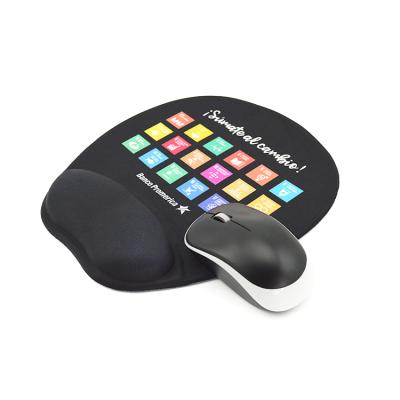 China Customized Wrist Rest Advertising Anti-Slip Mouse Pad Silicone Pad Armband for sale