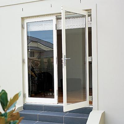 China Bottom Track Aluminum Double 48 Inch Exterior French Doors Casement Glass Door Waterproof Thermal Break Tempered Glass for sale