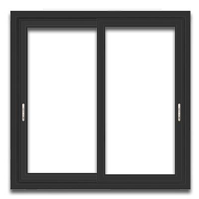 China Swing american hot sales vinyl thermal break aluminum double hung large pvc upvc windows for bathroom for sale