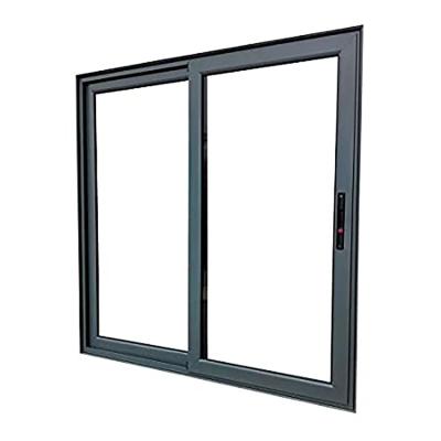 China Magnetic Screen 10 DAYS Quick Shipping Tempered Glass Low-E Thermal Break Hot Selling Aluminum Rain Proof Sliding Window for sale