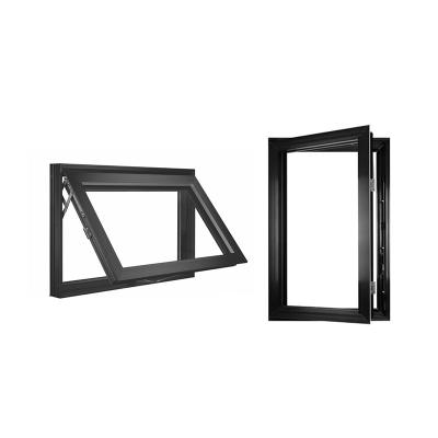 China Waterproof Energy Saving Thermal Cut Profile Double Glazed Casement And Tilt And Turn Aluminum Window for sale