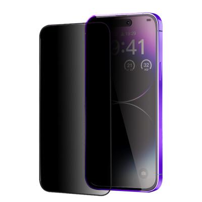 China Vacuum Plating Oleophobic Coating Best Product 9h Anti Stun Privacy Tempered Glass Anti Spy Screen Protector Film For Apple Iphone 11 Pro Max X Xs for sale