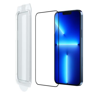 China Vacuum Plating Oleophobic Coating New Packaging Box 9h Advanced Transparent Private Glass Phone Screen Protector For Iphone 14 Max Pro for sale