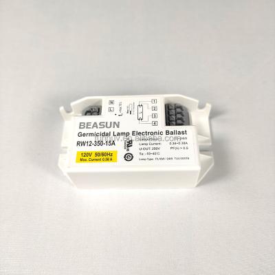 China BEASUN Electronic Quick Start Ballast RW12-350-15A Lamp Power 15-24W Electronic Ballast For UV Lamp for sale