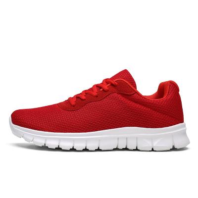 China Red Color Gym Workout Shoes Ventilating Insole Comfort Foot Environment for sale