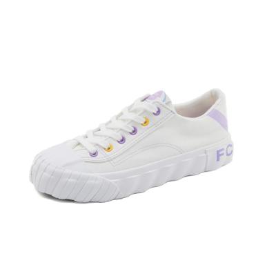 China All Seasons Canvas Sports Shoes , White High Top Canvas Shoes Women for sale