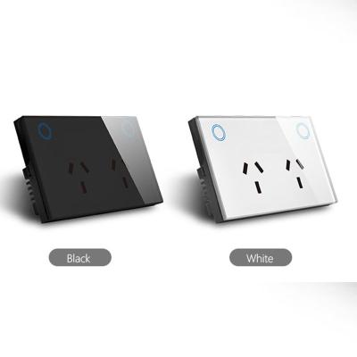 China Smart Home System USA Standard Smart Switch With Socket Wall Outlet WIFI Switch Smart Phone Alexa Google Voice Operated for sale