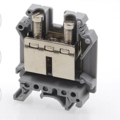 China Din Rail Fitting UK-35N Combination Terminal Block Screw High Quality Small Universal Din Type TB for sale