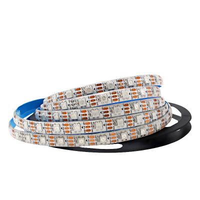 China Warehouse LED Digital Full Color 5m Strip 144 Pixel/m ws2812 2811 2815 Accessible SMD 5050 Chip Integrated RGB Led Strip for sale