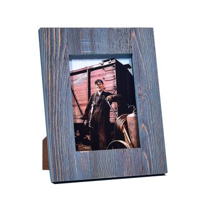 China Vintage Rustic Wood Picture Frame 4x6 5x7 8x10 10x12 / Distressed Wood Photo Frames Customized Size Wholesaler for sale