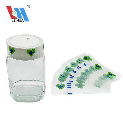 China Waterproof Custom Printing PVC Shrink Sleeve Label Tapes For Plastic Honey Jar Cap Seal Packaging for sale