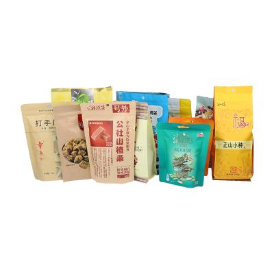 China Moisture Proof Custom Printed Plastic Ziplock Snacks Cookies Chips Stand Up Pouch Food Packaging Resealable Bag for sale