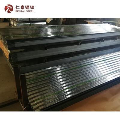 China Wholesale steel metal roofing gi corrugated sheet automobile Tangshan standard size for sale