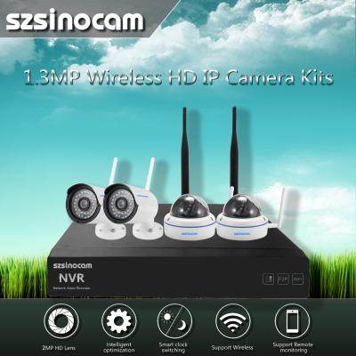 China 2.4GHZ Full Wifi Cctv Kit Home Network Outdoor Easy Installtion for sale