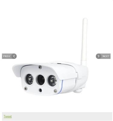 China 960P High Resolution New Low Lux WIFI  Megapixel  IP Camera , Array Led for sale