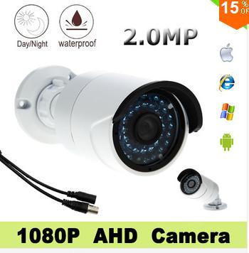 China Cámara CCTV del sensor Cmos1080P AHD de Sony IMX322, cámara impermeable de la bala de la seguridad en venta