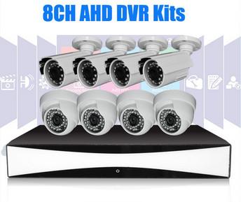 China CCTV de Megapixel do jogo 1280 x 720 do CCTV DVR de 8Channel HD câmeras completas de 1 à venda