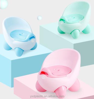 China Eco-freindly Plastic Egg Shaped Baby Potty Training Chair Baby Potty Training Chair Boys Girls Toilet Trainer for sale