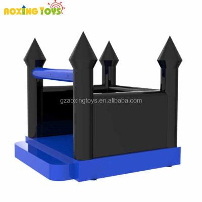 China Hot Selling Blue Black PVC Wedding Inflatable Bouncer House PVC Jumping Castle For Wedding Birthday Party for sale