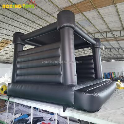 China Black PVC Wedding Jumping Castle Tent Inflatable Combo Bouncer House for Kids Adult Birthday Party for sale