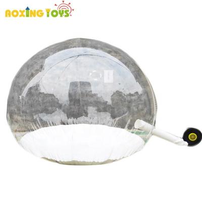 China PVC Advertising Inflatables Giant Clear Christmas Snow Globe Inflatable Photo Booth Dome Bubble Tent For Event Stage Show for sale