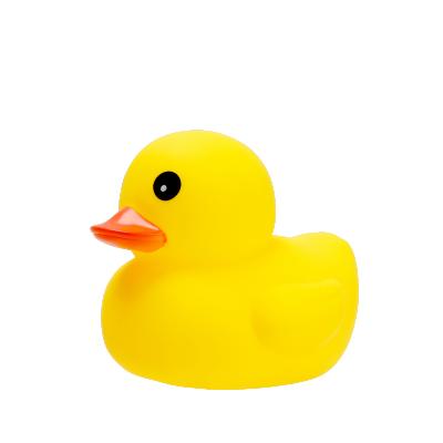 China Wholesale New Eco-Friendly Plastic Squirter Toy Squeaky Animal Rubber Squirtes Duck Baby Bath Toys Yellow Bath Toys For Kids for sale