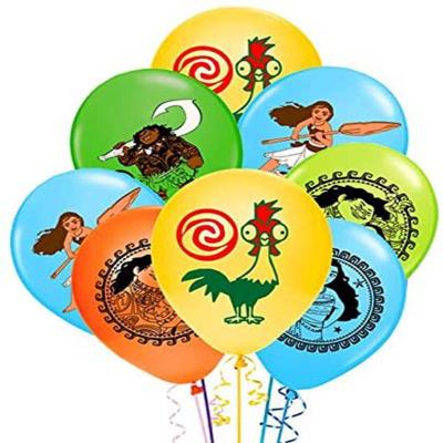 China Decoration Paper Kids Birthday Balloon Moana Kids Paper Gift By Girls Shower Wedding Package Event Party Supplies for sale