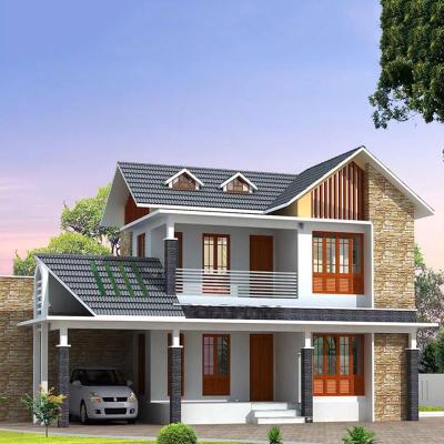 China Modern View House Prefab Villa For Sale Design Light Steel Two Storey Luxury Villa, Resort House Modern Structure Fast Install for sale