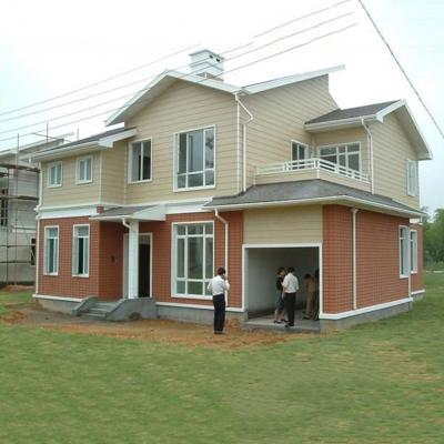 China Modern prefabricated two storey house light steel villa luxury china steel structure steel structure villas for sale