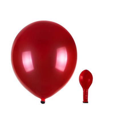 China 12 Inch Environmental Friendly Red Stuffed Balloons Doubles As Garland As Birthday Wedding Decorations Party Decorations Balloon Arch Kit for sale