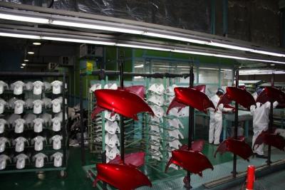 China Powder Coating Booths Motorcycle Production Assembly Line Liquid Painting System for sale