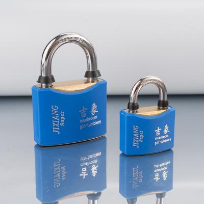 China Aluminum Alloy Amazon Active Demand Free Sample Waterproof Lock Brass Cylinder Aluminum Padlock for sale