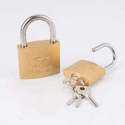 China Brass 50mm Medium brass padlock with master key for sale