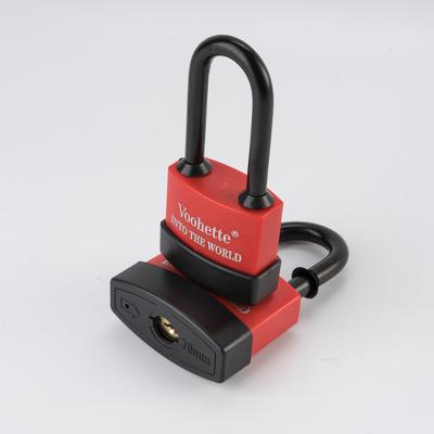 China Iron 50mm Top Security Sample Available Safety Padlock Nickel Plated Square Key Iron Padlock for sale