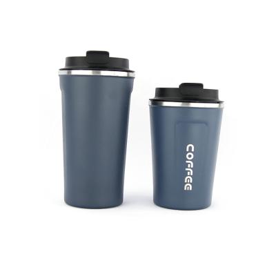 China Stocked 510ml 380ml Double Wall Insulted Stainless Steel Thermal Travel Mug , Coffee Mug With Logo for sale