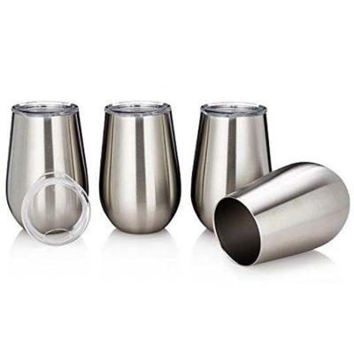 China Sustainable Wholesale Modern Stemless Wine Cup 12oz Double Wall Tumbler for sale