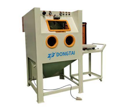 China Building Material Shops Aluminum Alloy Wheel Polishing Machine Sand Blasting Wheel Cleaning Machine SBM40-Cart for sale