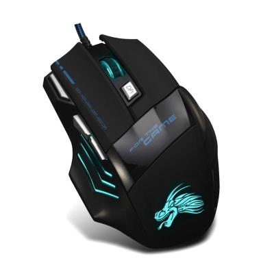 China High Sensitivity Eco-friendly Gamer LED Computer Accessories Light Mouse Optical Gaming Mouse for sale