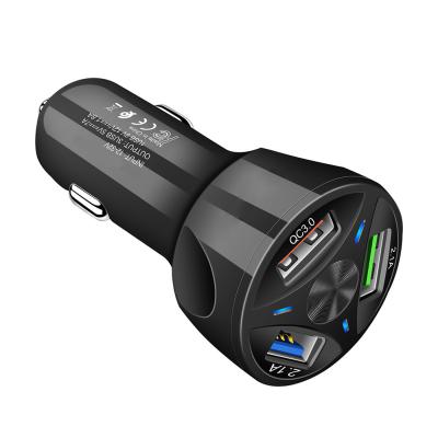 China Mobile Phone Charging USB Car Charger QC 3.0 Car Charger Adapter Fast Charging USB Mobile Phone Car Charger for sale