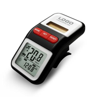 China ABS+ PC 2020new Solar Powered Wireless Bicycle Stopwatch Bike Tachometer Odometer for sale