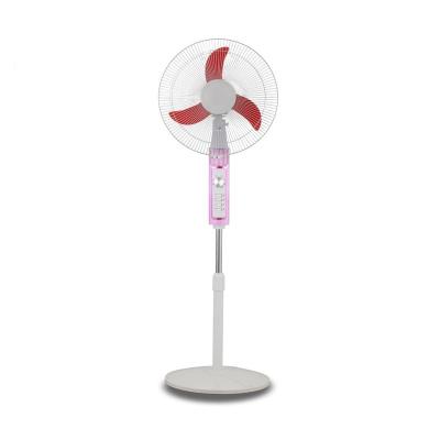 China Low Noise Hot Selling Solar Fan With Timer 16 Inch 12V DC Fan Floor Fan for sale