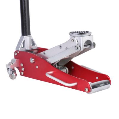 China Car Floor Jack 1.5 Ton Low Profile Full Size 100% Aluminum Material Racing Car Floor Jack Rapid Pump Lift Automobile for sale