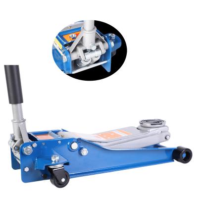 China MLQW-1007  Hand  Truck Car Floor Jack Lift  MINGLANG  With Double Pump IRON Material for sale