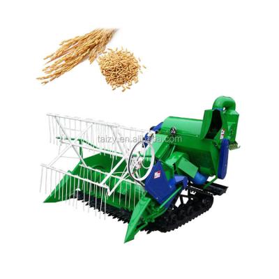 Cina mini rice wheat harvester for picking and threshing grain in vendita