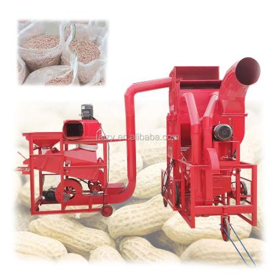 China peanut shell cleaning peeling equipment peanut sheller thresher machine for sale